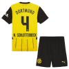 Borussia Dortmund N. Schlotterbeck 4 Hjemme 2024-25 - Barn Draktsett